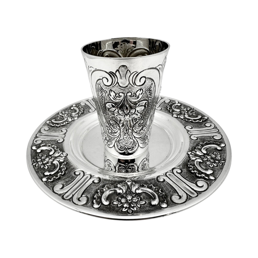 Italian Kiddush Cup & Tray 27