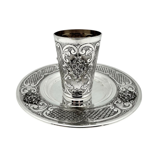 Casted Italian Kiddush Cup Set 25