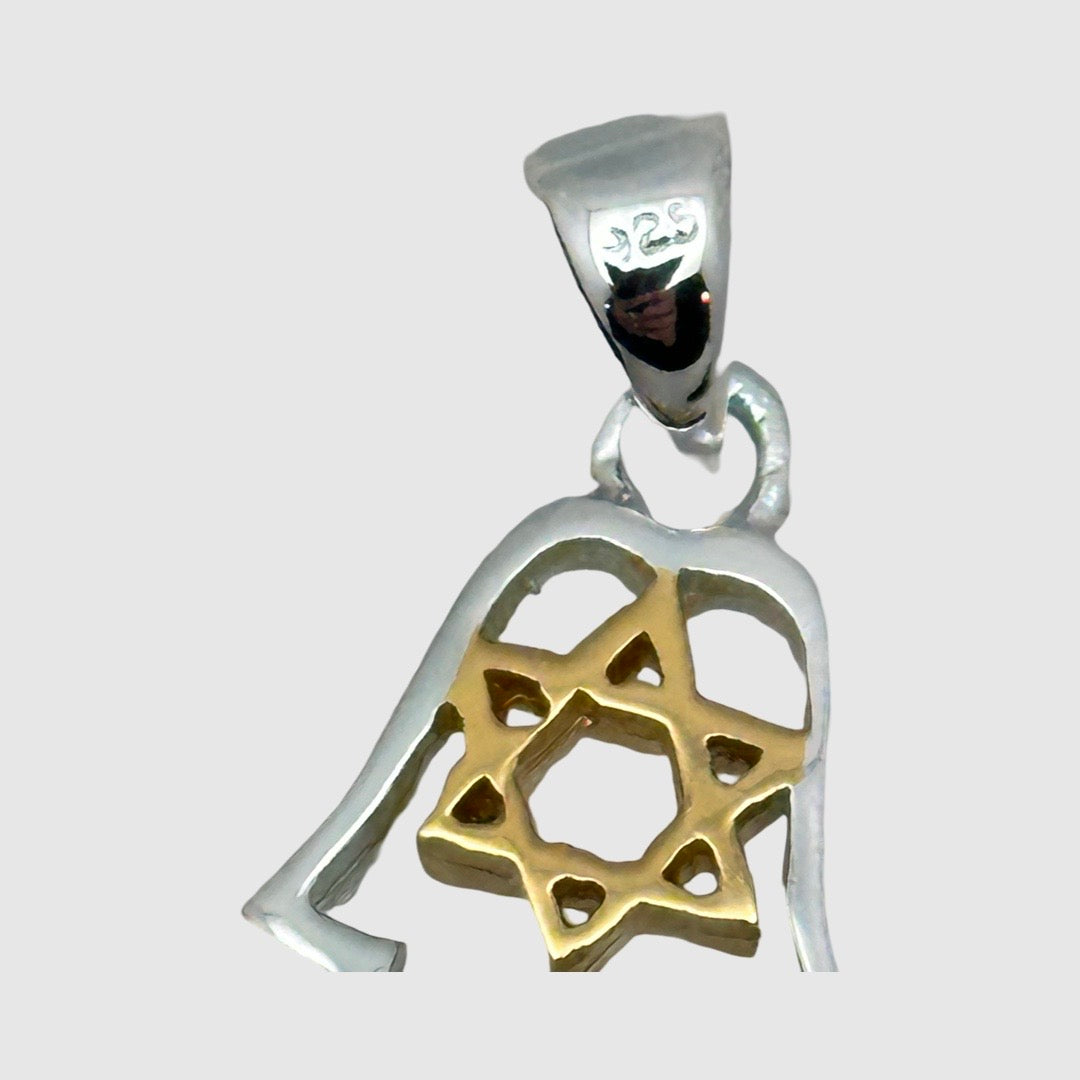 925 Hamsa with Magen David